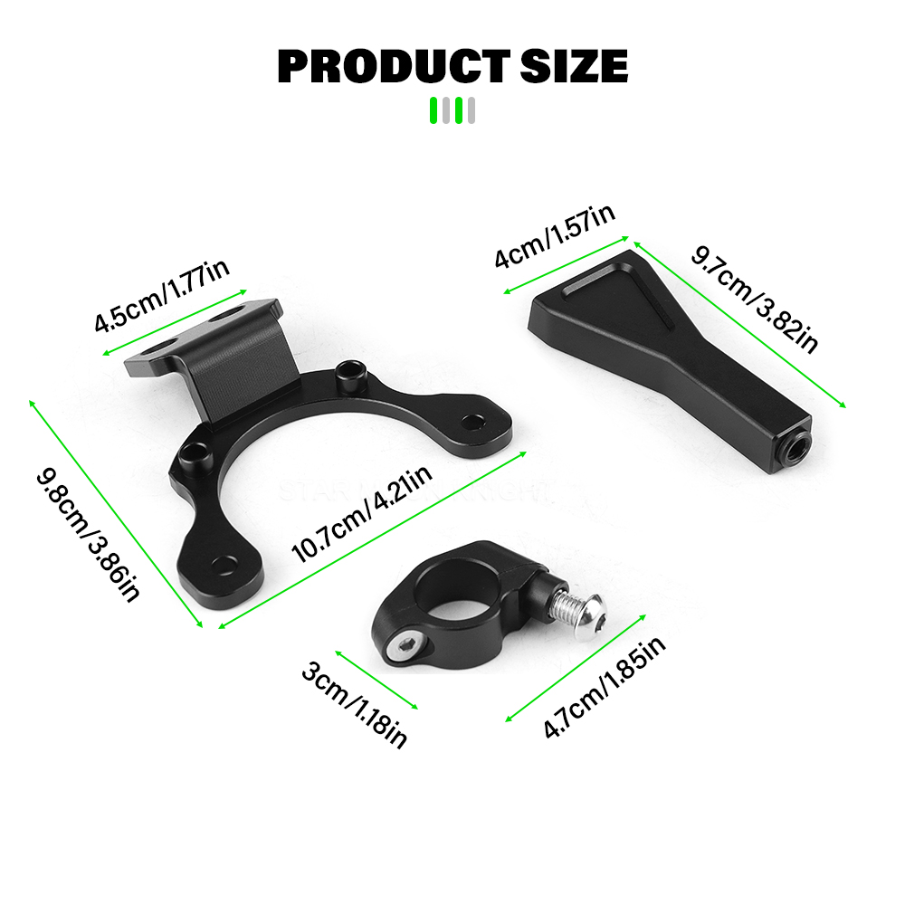 New Motorcycle CNC Steering Da - Steering Damper Stabilizer Kit Cnc ulasan dan harga