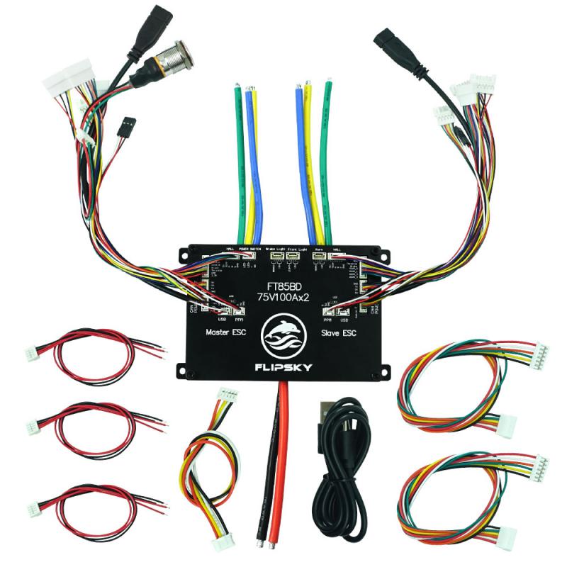 Flipsky Ft85bd Esc With Alumin - 72V 45A Dual Controller ulasan dan harga